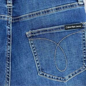 Calvin Klein Blue Straight Leg Jeans Classic Design